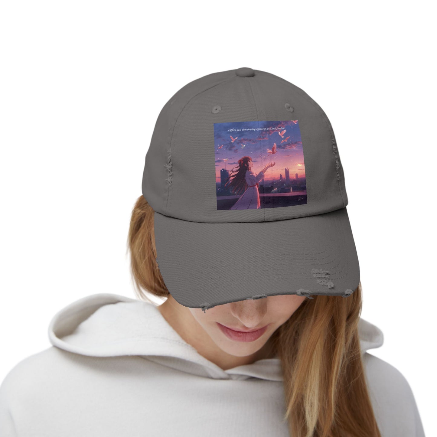 Sunset Vibes Distressed Cap