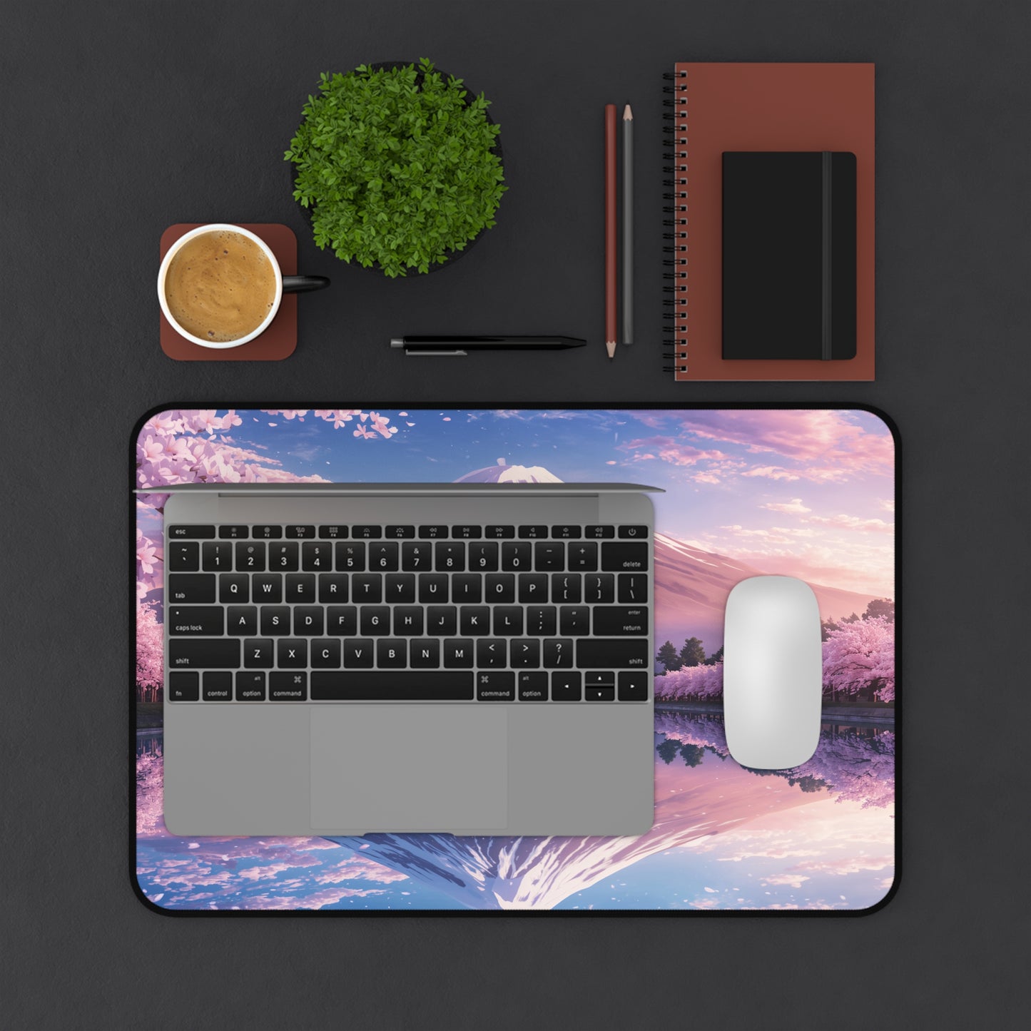 Serene Mountain Desk Mat