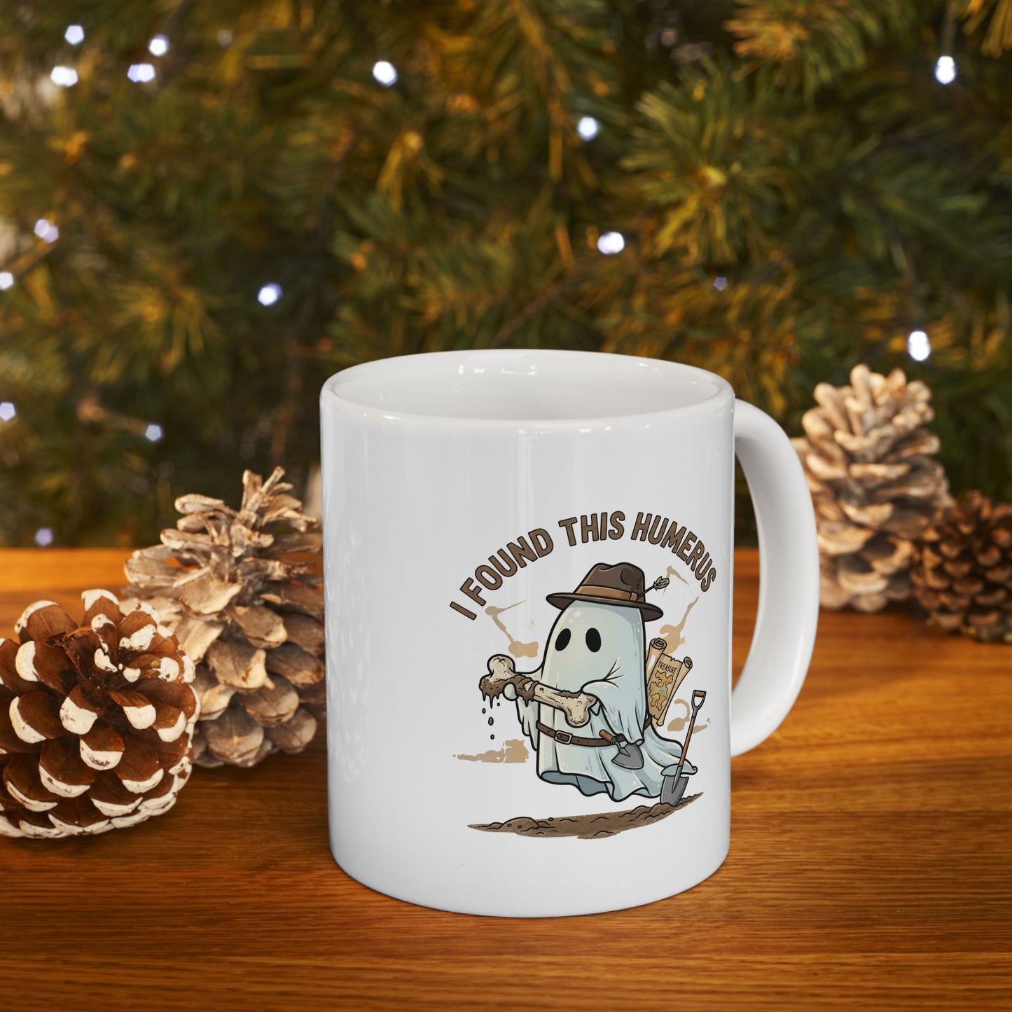 Funny Ghost "I Found This Humerus" Mug