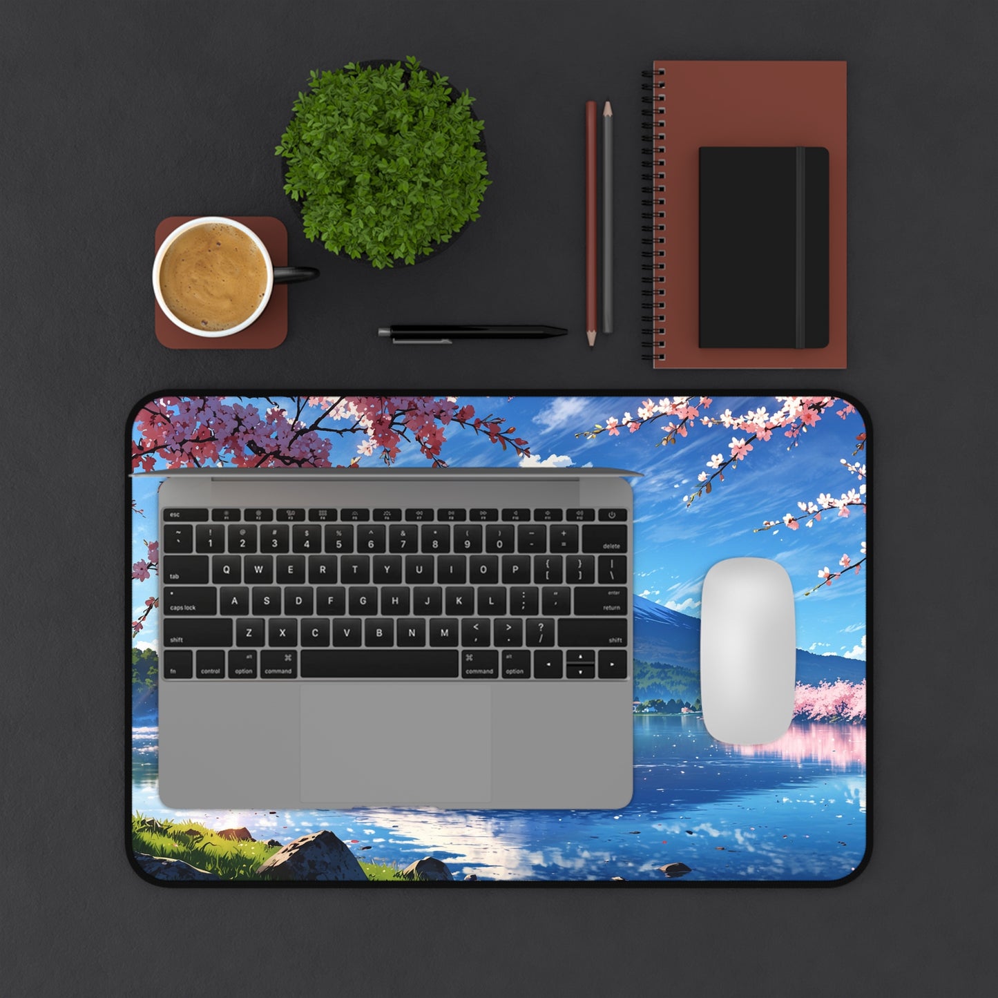 Serene Landscape Desk Mat