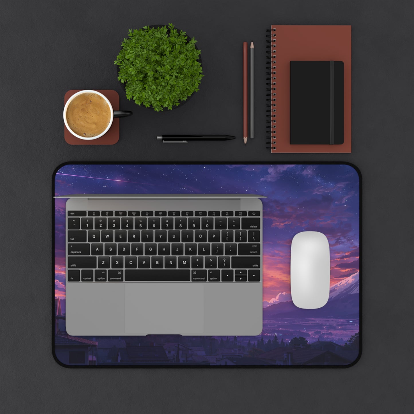 Serene Landscape Desk Mat