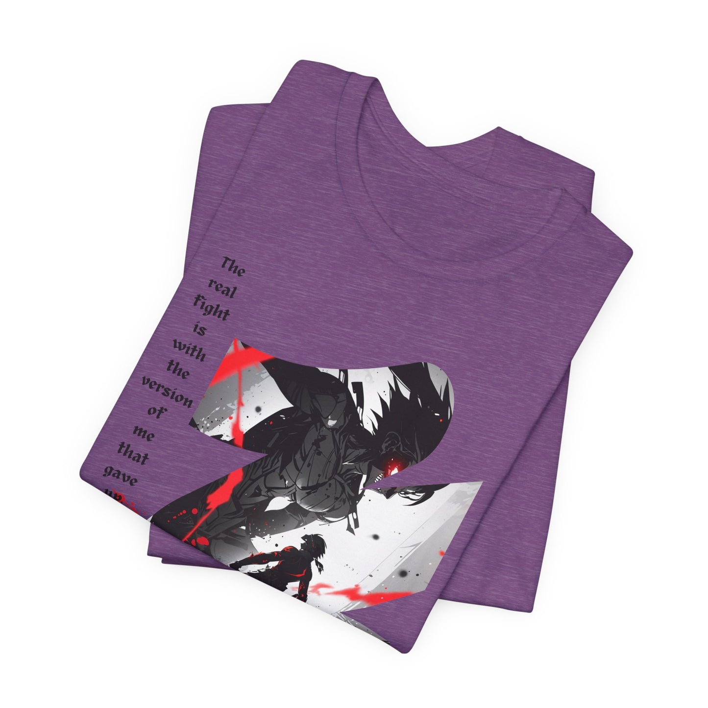 Anime Warrior T-shirt - Shadow Fighter Design