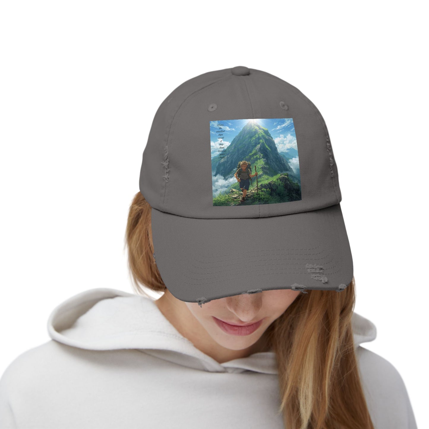 Adventure-Inspired Distressed Cap