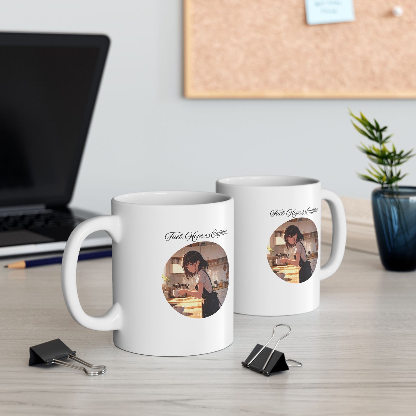 "Fuel: Hope & Caffeine" Mug