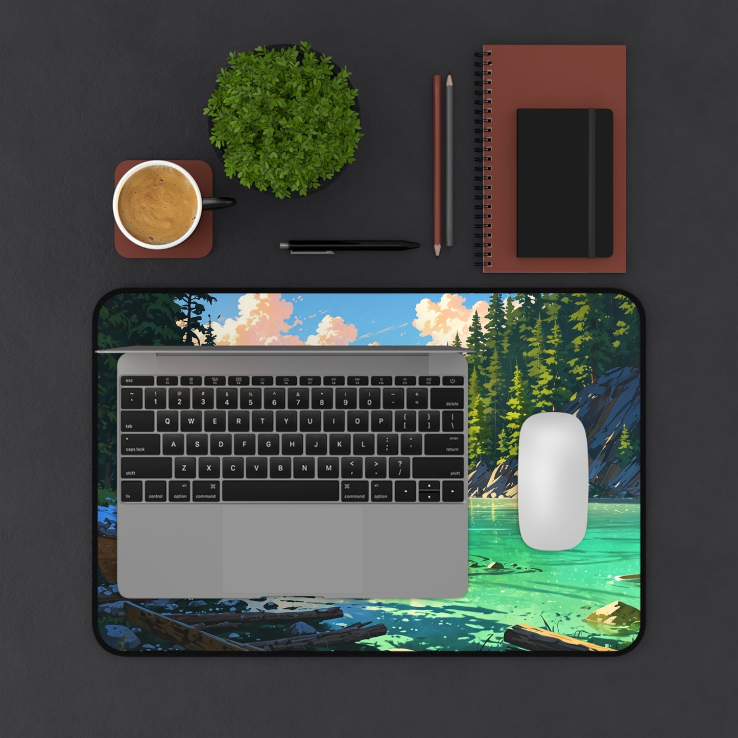 Nature-Themed Desk Mat