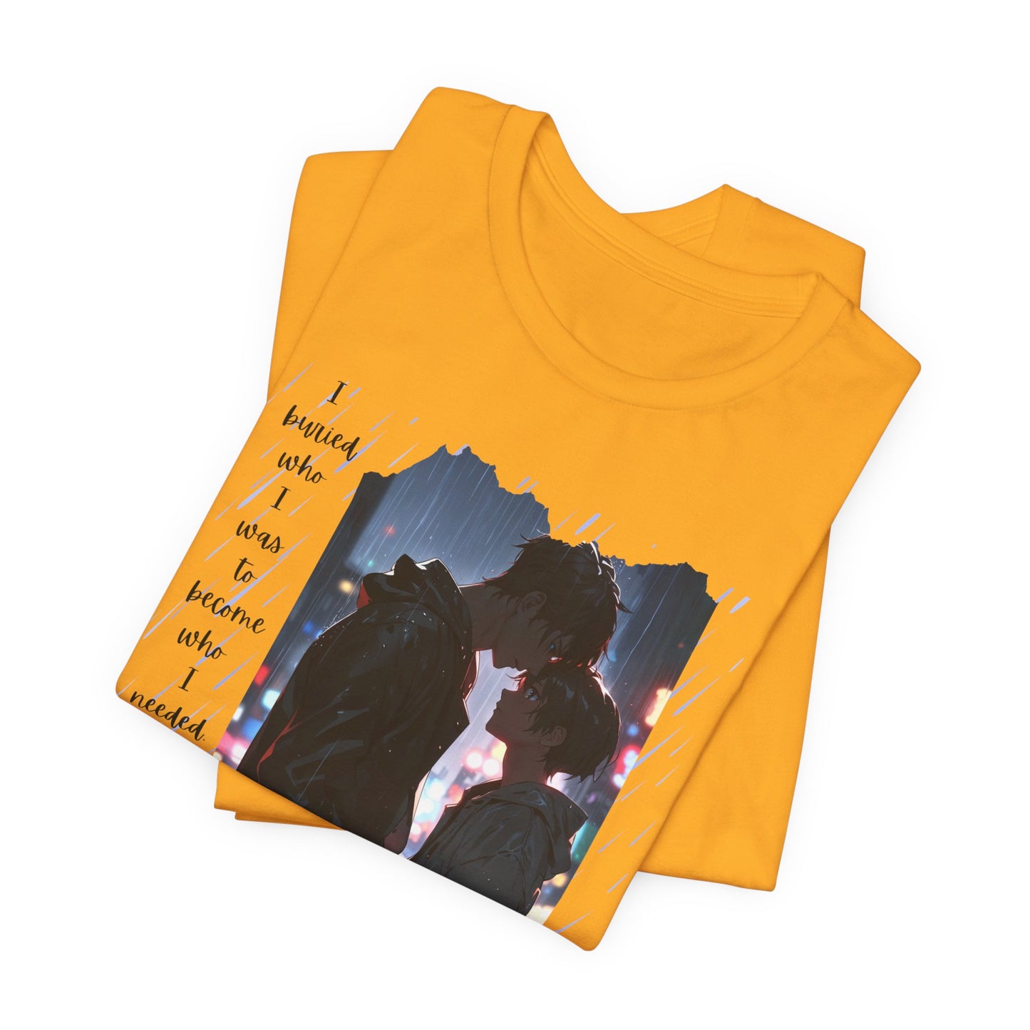 Anime Style Healing T-Shirt 'Ghost of My Past Self'