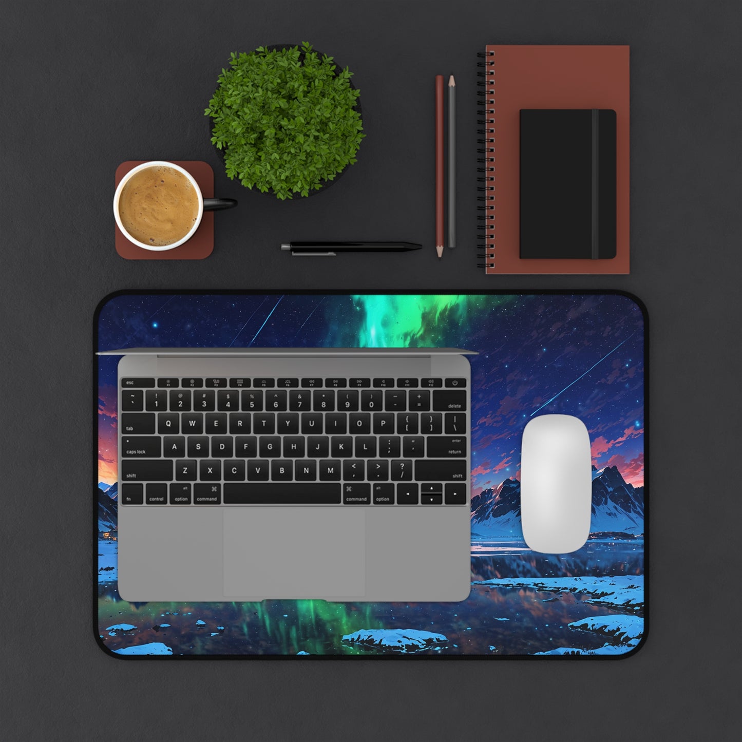 Aurora Borealis Desk Mat