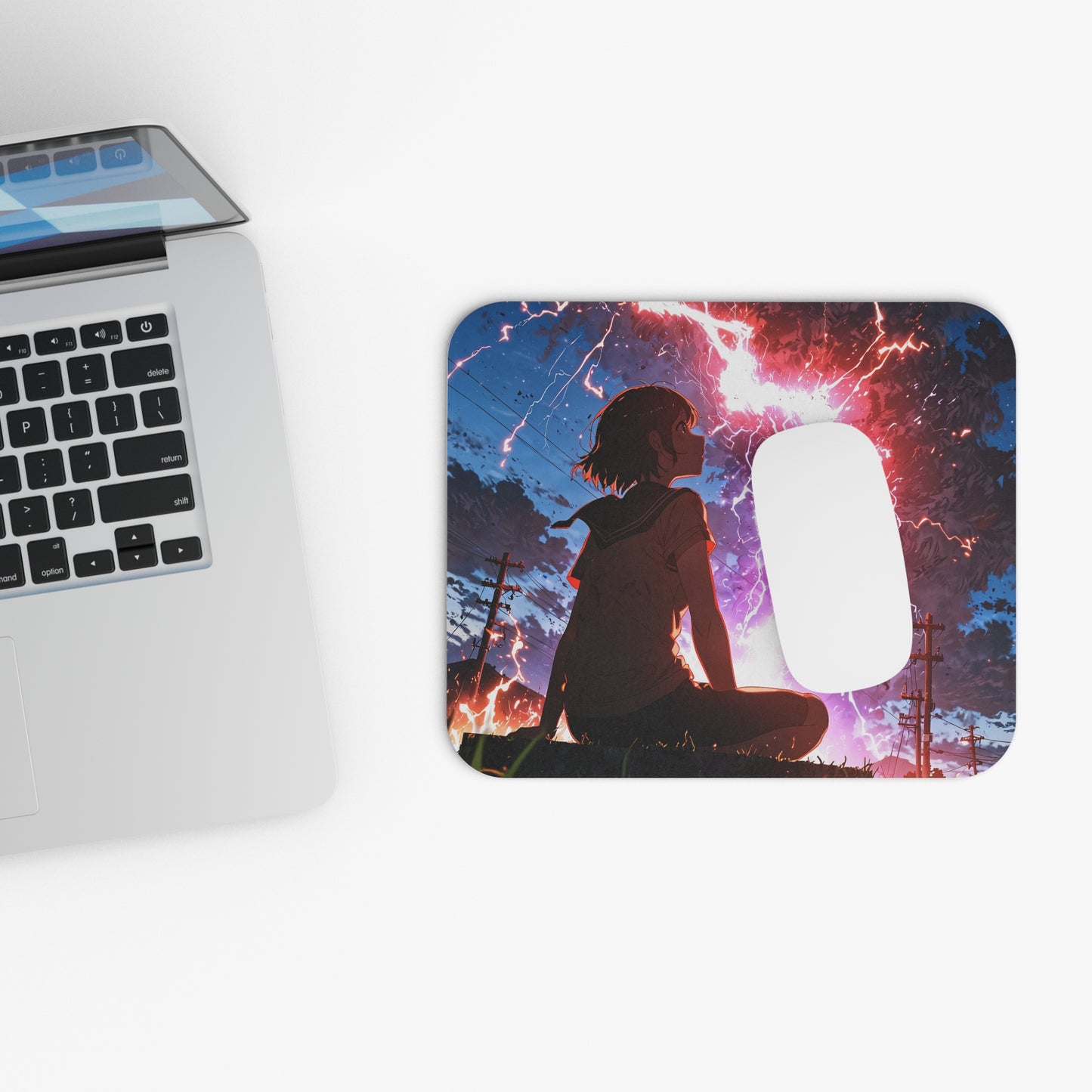 Vibrant Lightning Mouse Pad