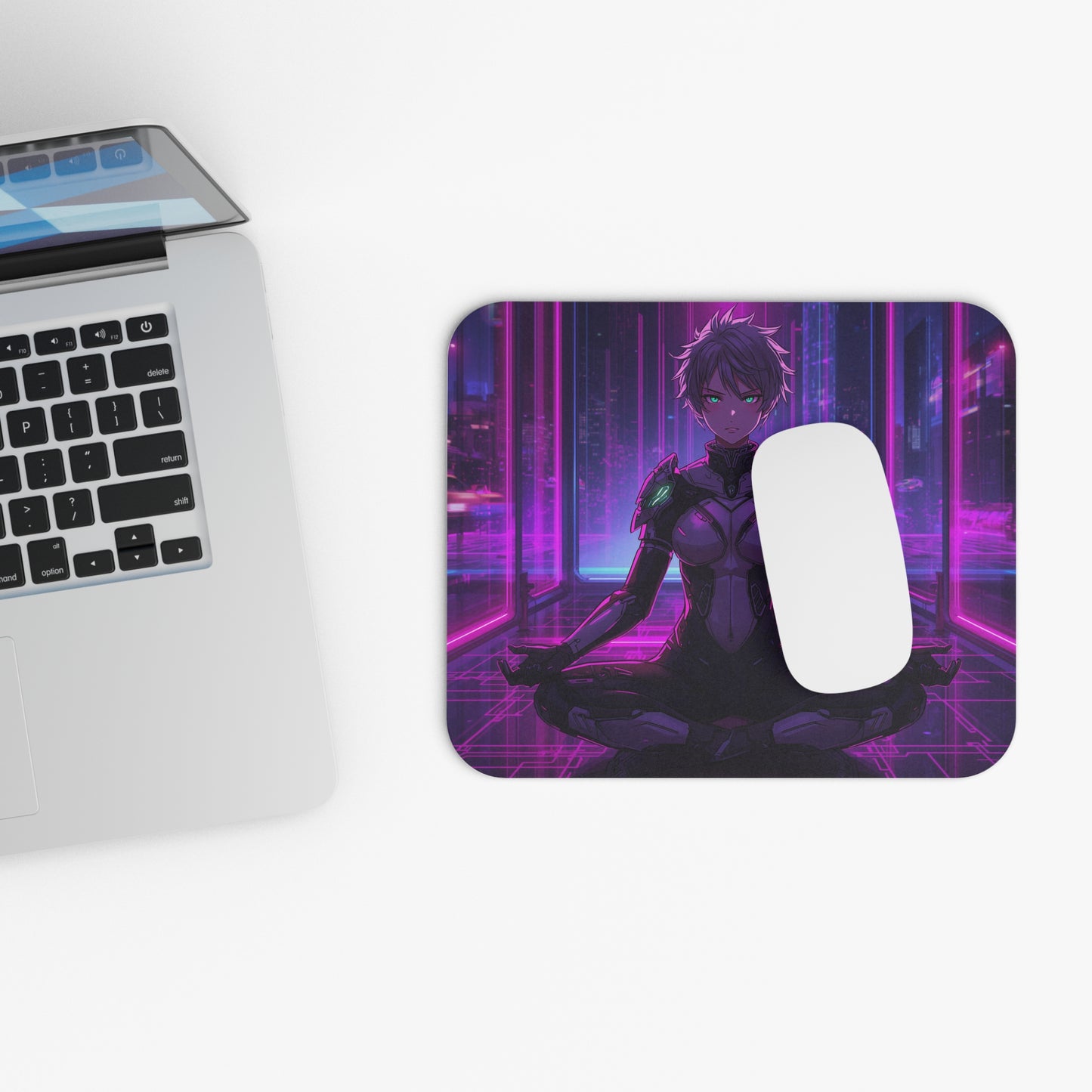 Futuristic Anime Mouse Pad