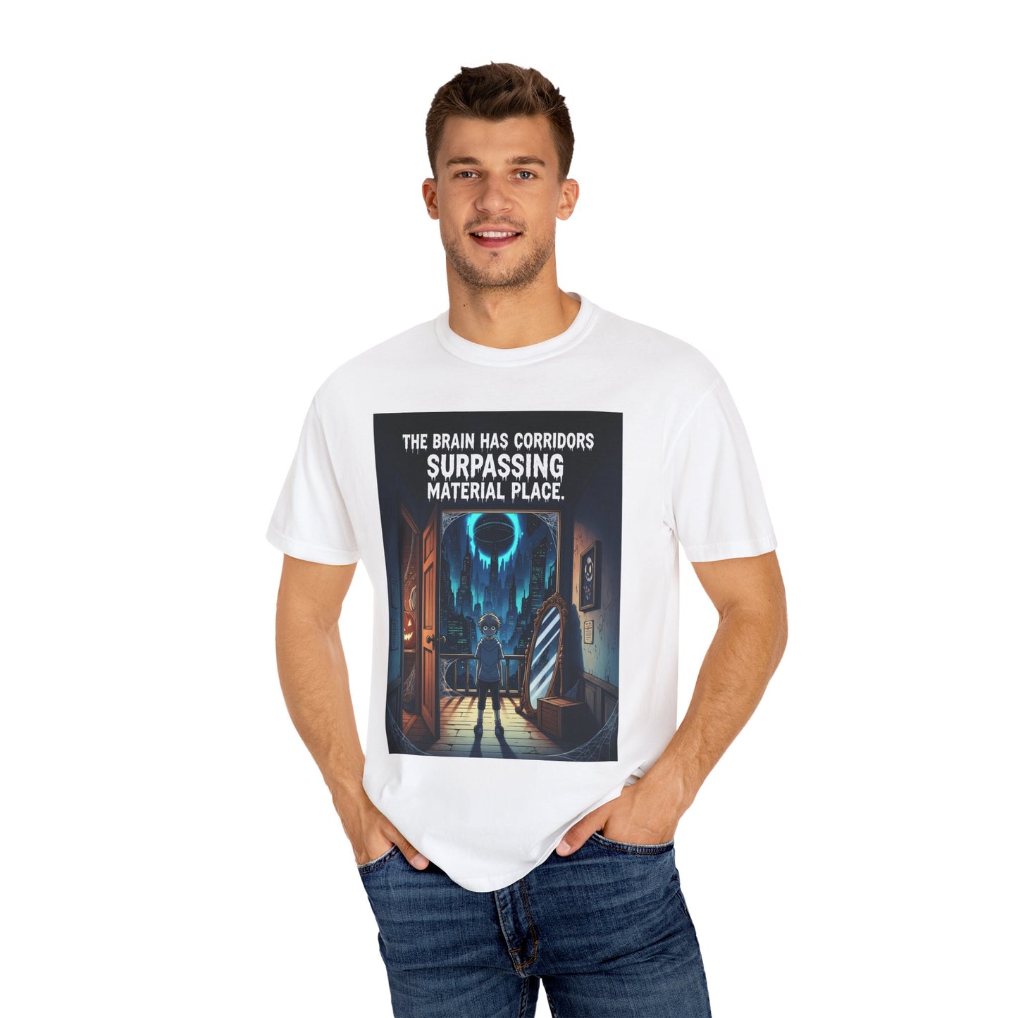 The Brain Has Corridors T-Shirt - Surreal Sci-Fi, Mind & Reality Quote Tee