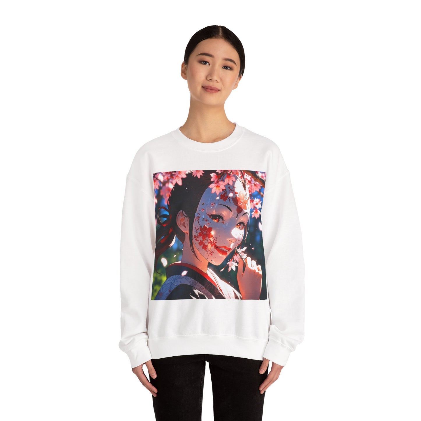 Anime Floral Sweatshirt