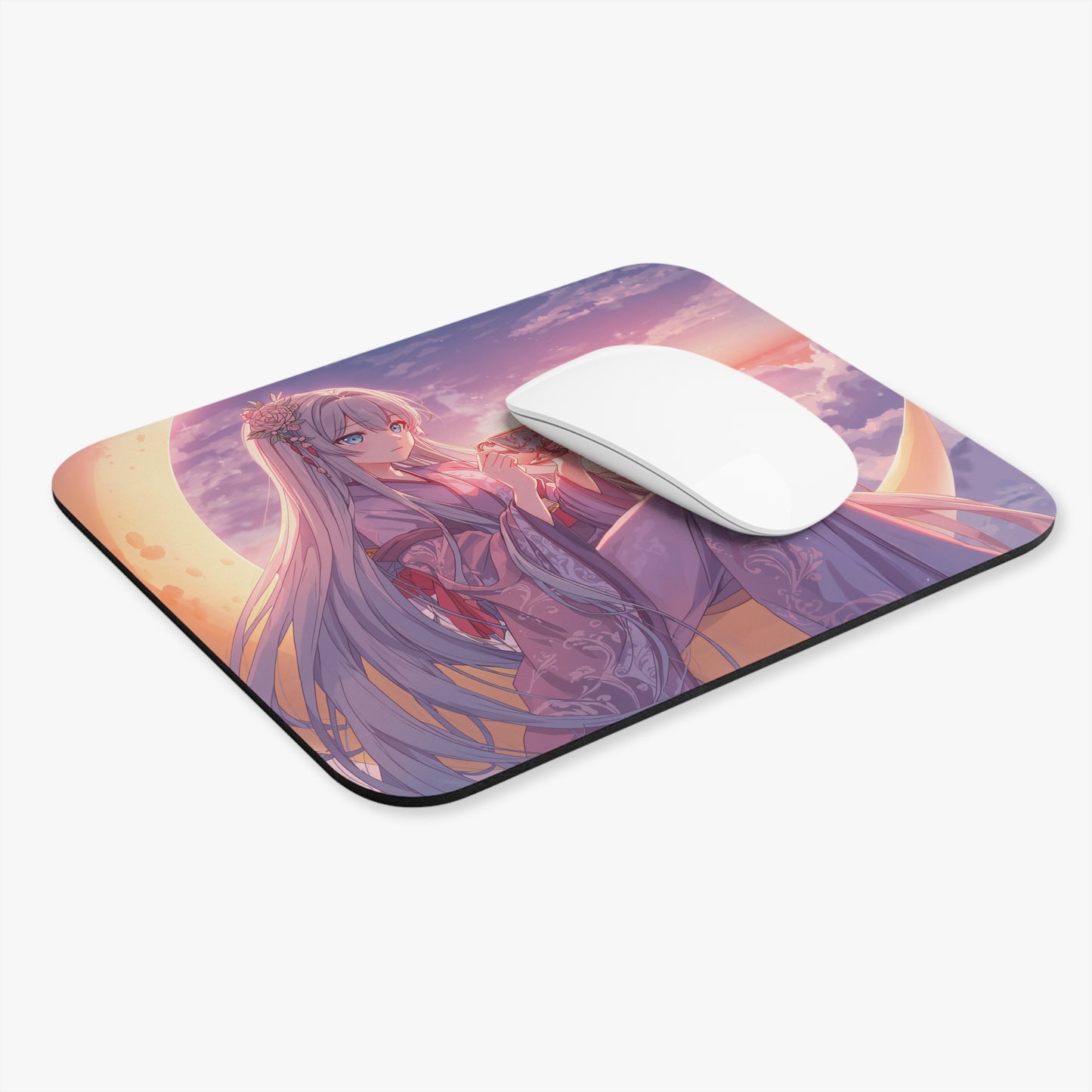 Serene Moonlit Mouse Pad