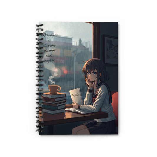 Anime-Inspired Spiral Notebook