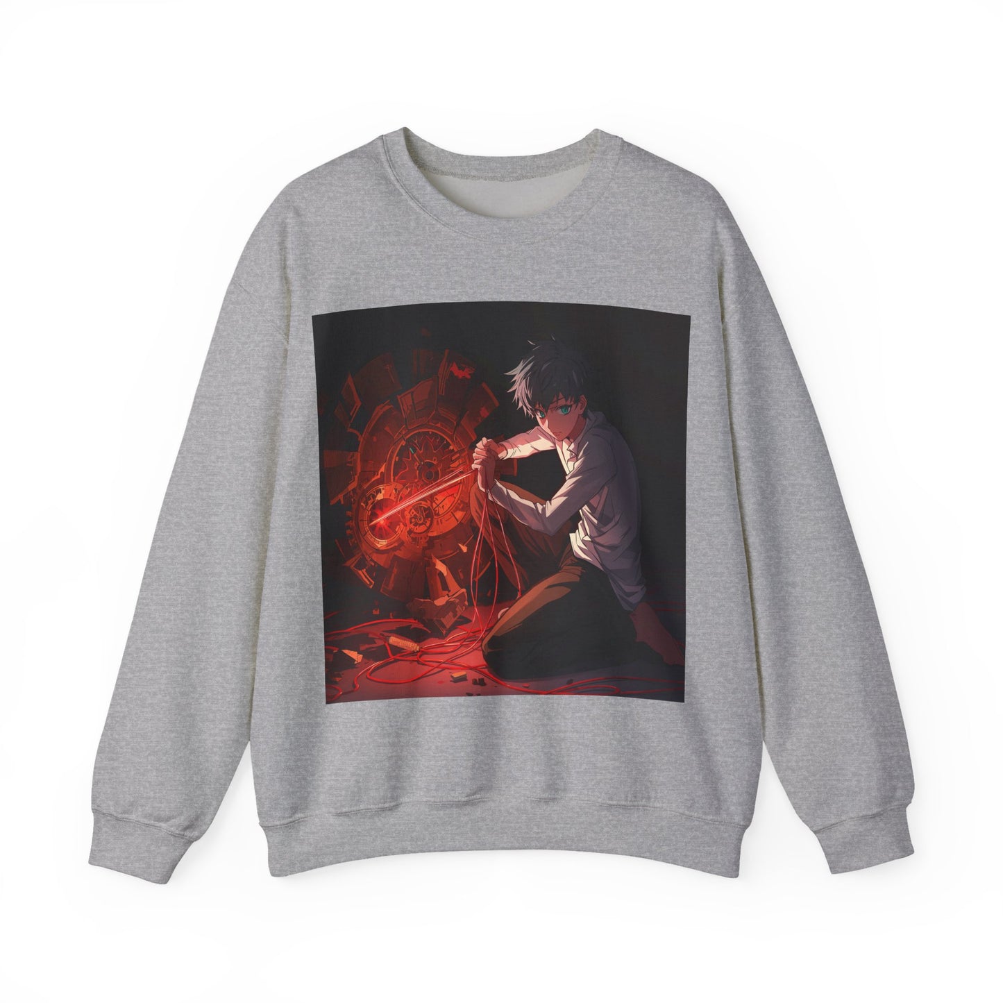Stylish Unisex Heavy Blend Sweatshirt with Dynamic Artwork
