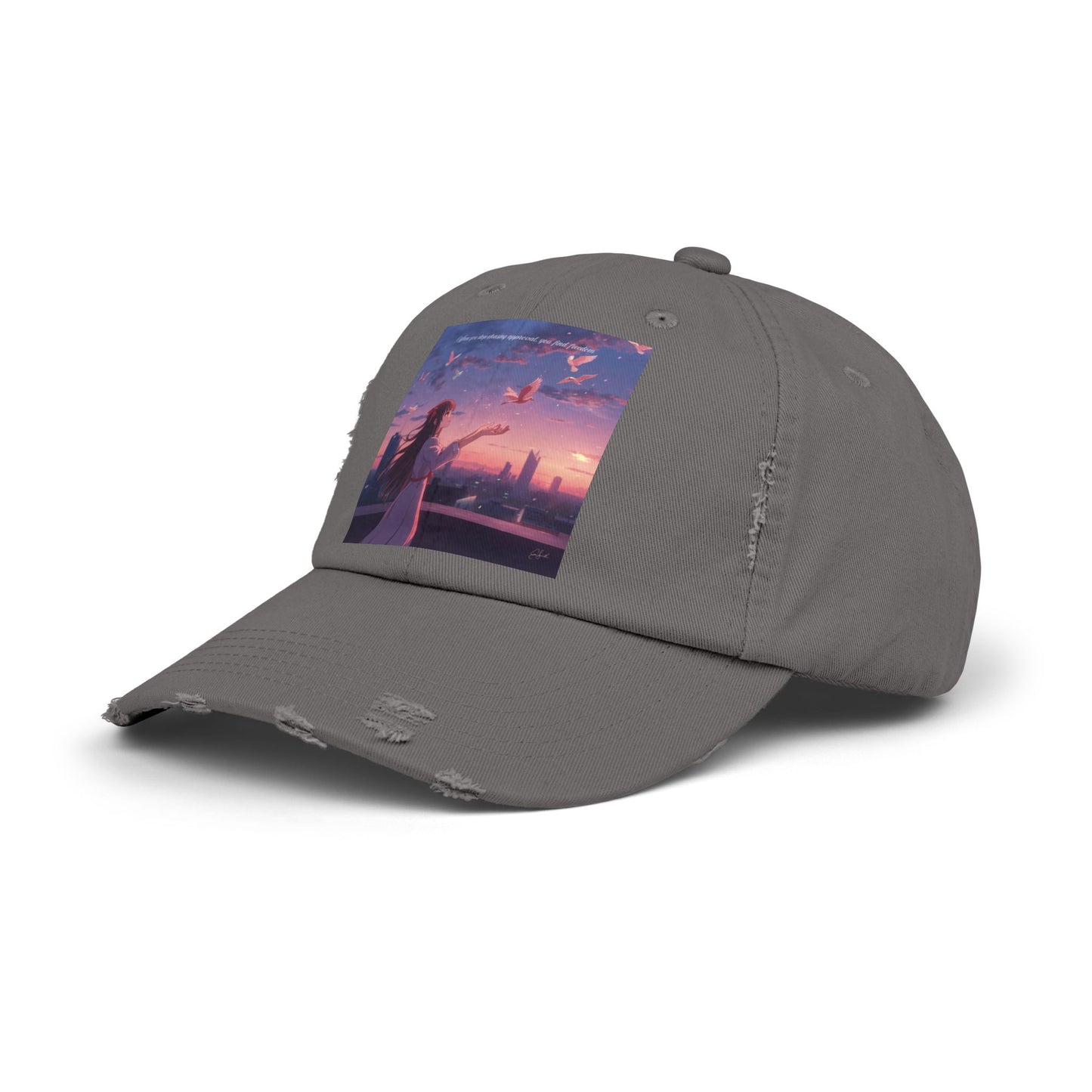 Sunset Vibes Distressed Cap