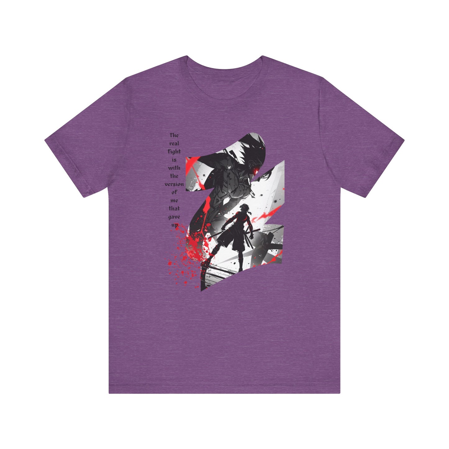 Anime Warrior T-shirt - Shadow Fighter Design