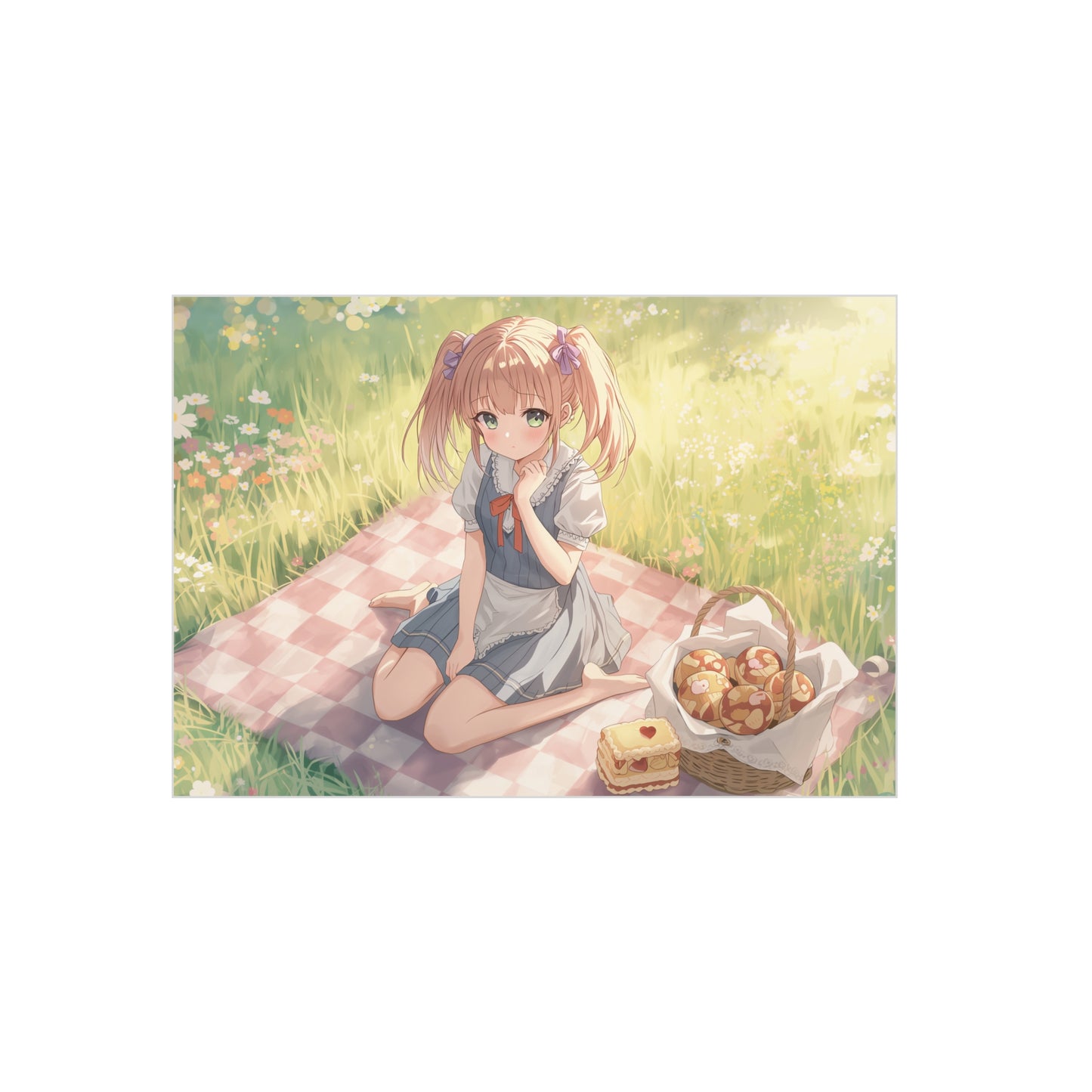 Charming Anime Foam Board Art Print