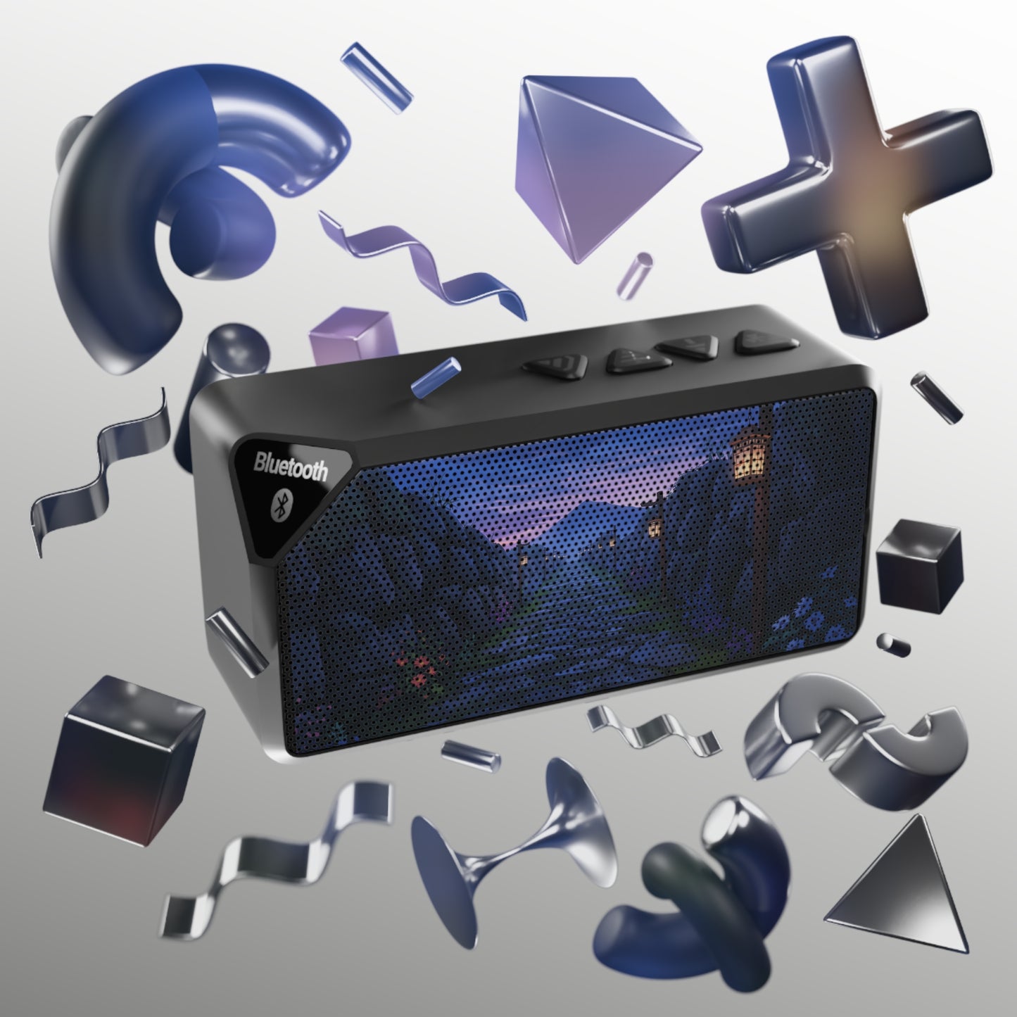 Bluetooth Speaker with Scenic Design