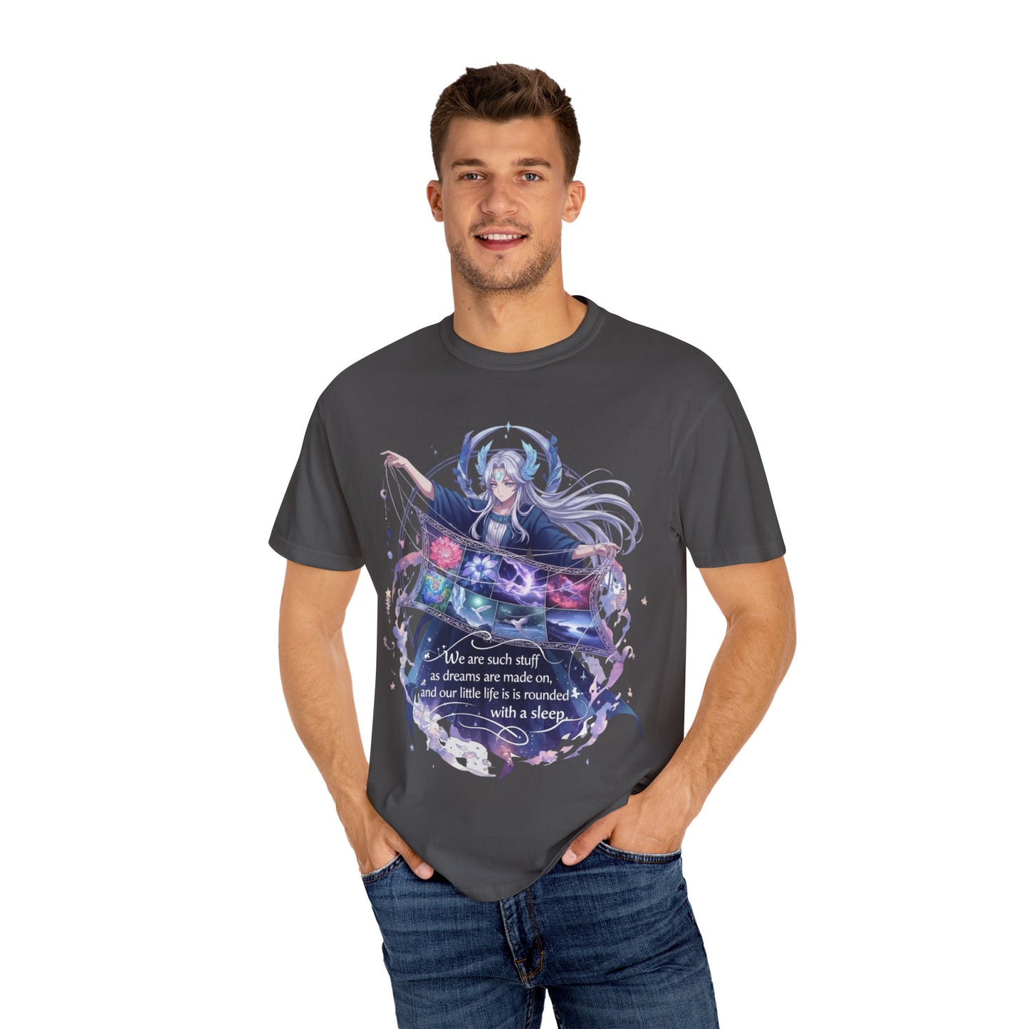 Fantasy Anime Shirt, Shakespeare Quote | Ethereal Art, We Are Such Stuff As Dreams Are Made On Tee