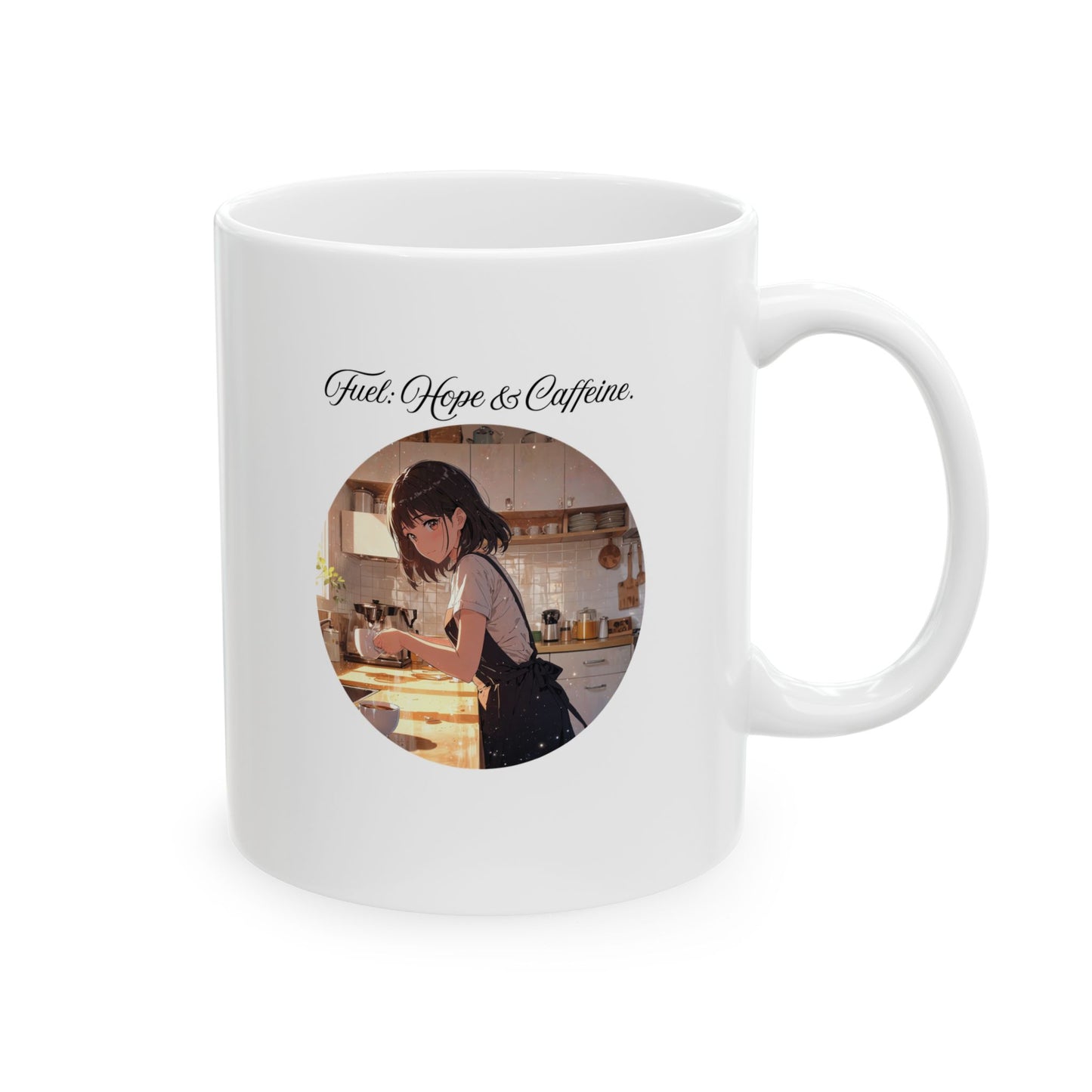 "Fuel: Hope & Caffeine" Mug