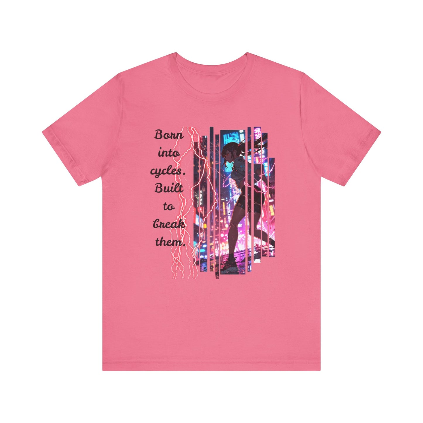 Cyberpunk Anime T-Shirt: Break the Cycle