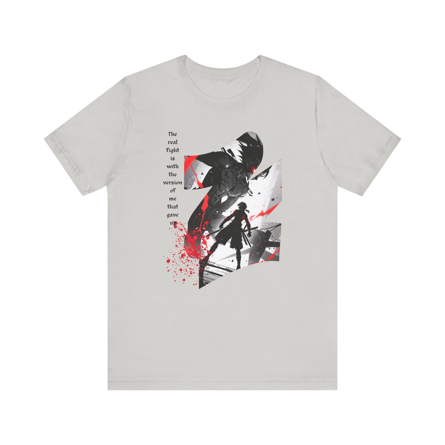 Anime Warrior T-shirt - Shadow Fighter Design