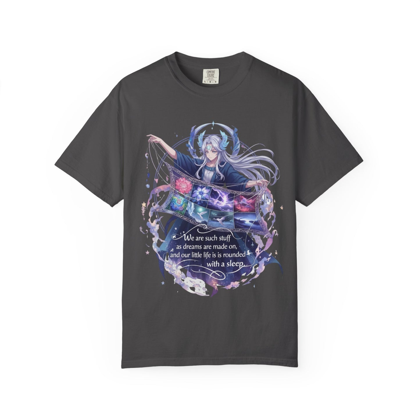 Fantasy Anime Shirt, Shakespeare Quote | Ethereal Art, We Are Such Stuff As Dreams Are Made On Tee