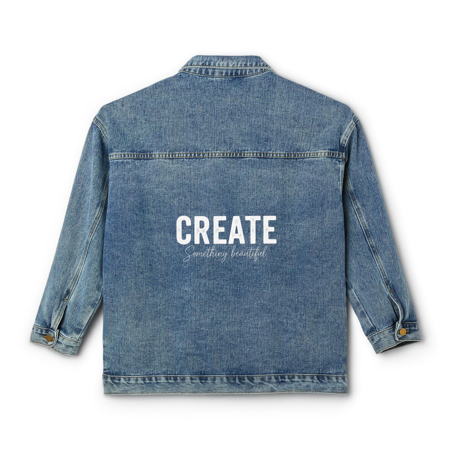 Create Something Beautiful Denim Jacket
