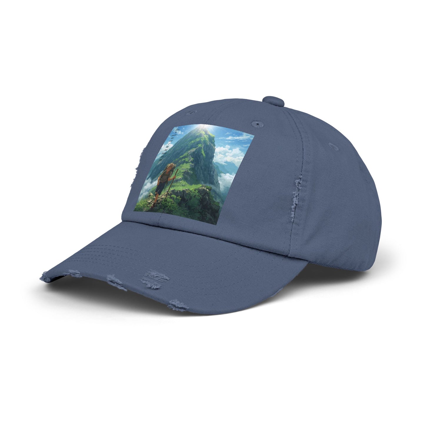 Adventure-Inspired Distressed Cap