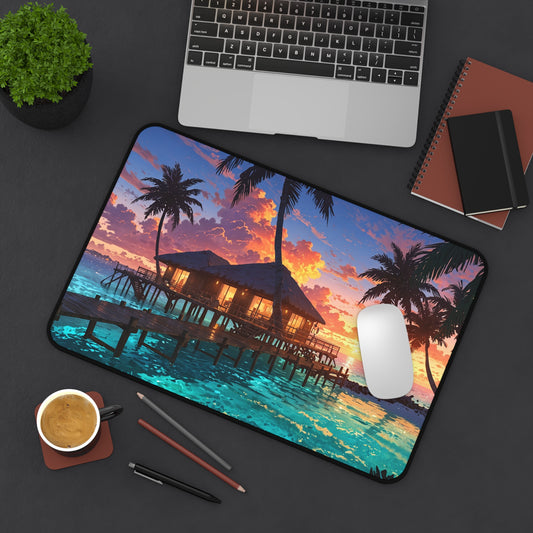 Tropical Sunset Desk Mat