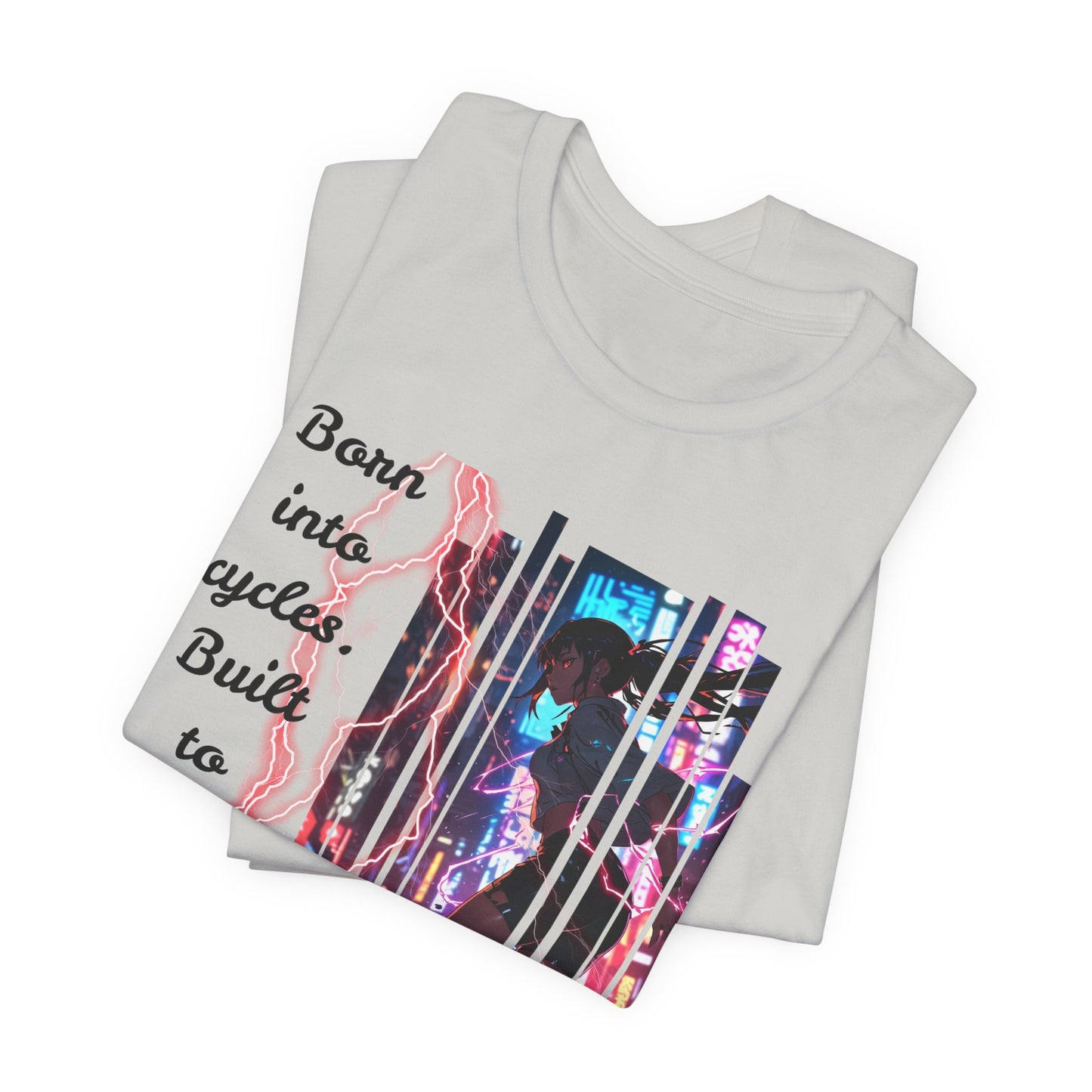 Cyberpunk Anime T-Shirt: Break the Cycle