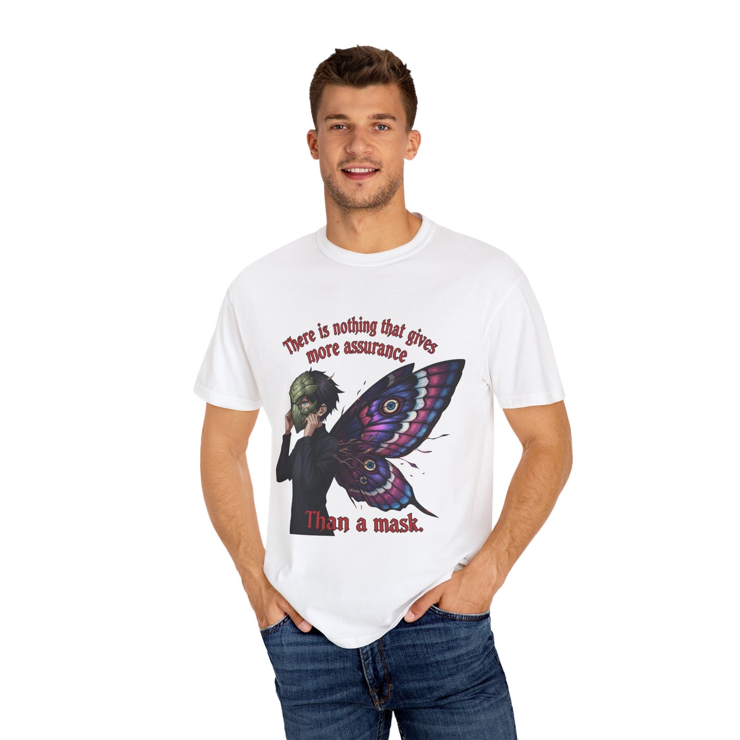 Mysterious Butterfly Mask T-Shirt