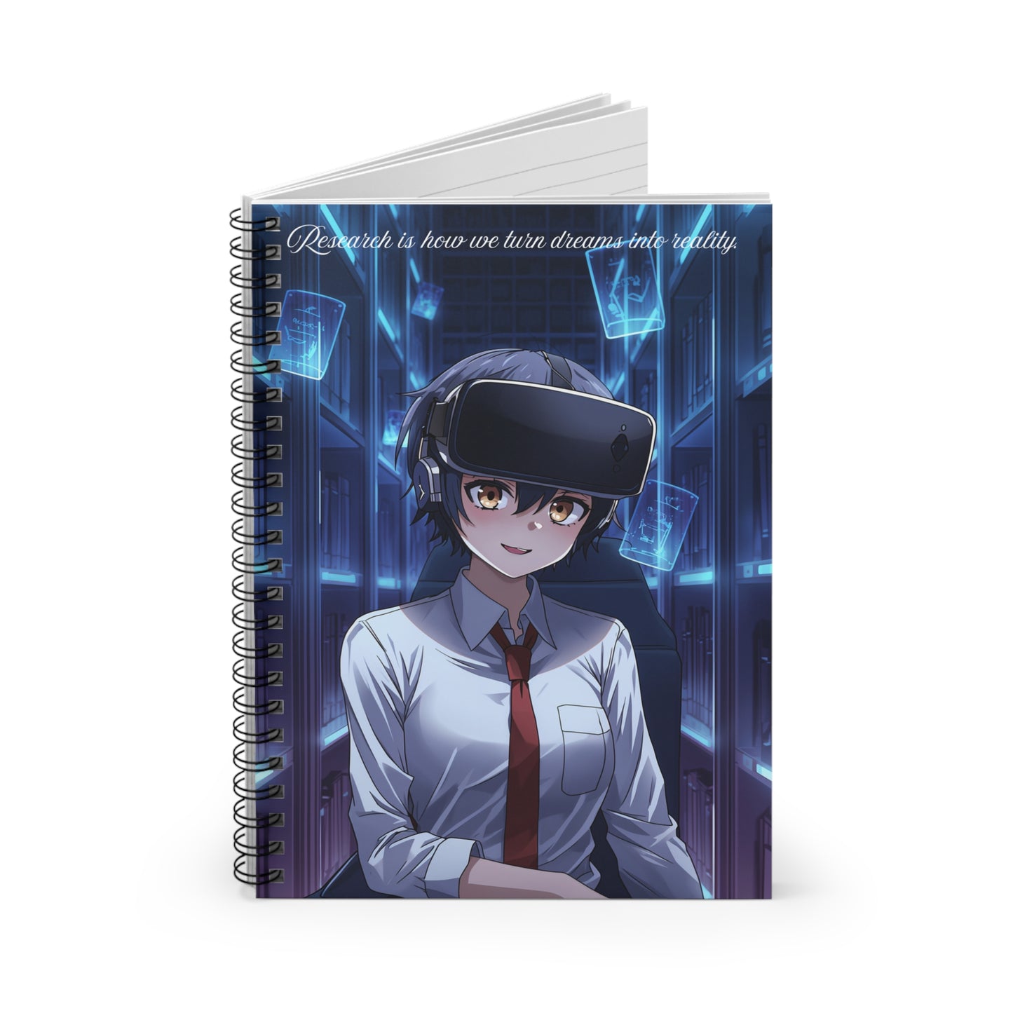 VR Themed Spiral Notebook
