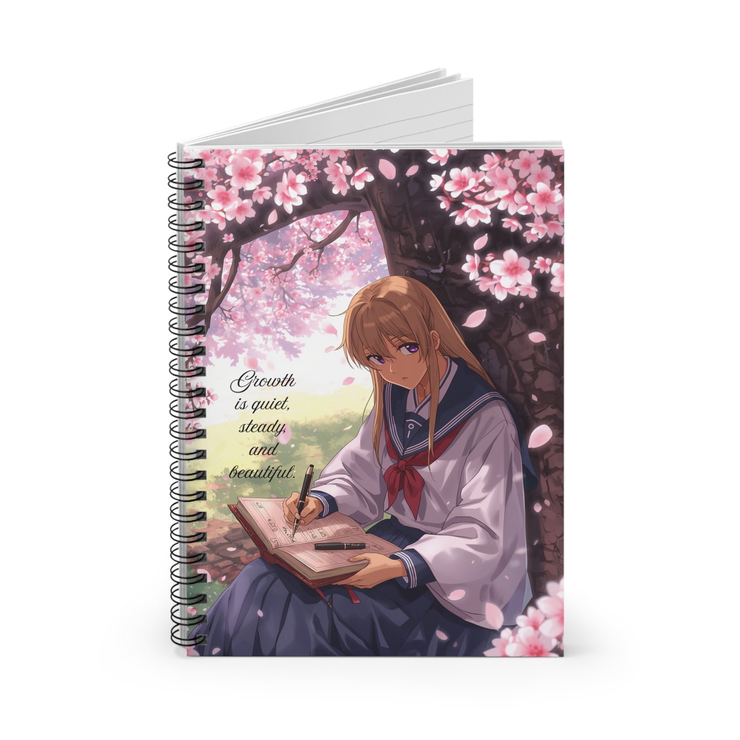 Dreamy Floral Spiral Notebook