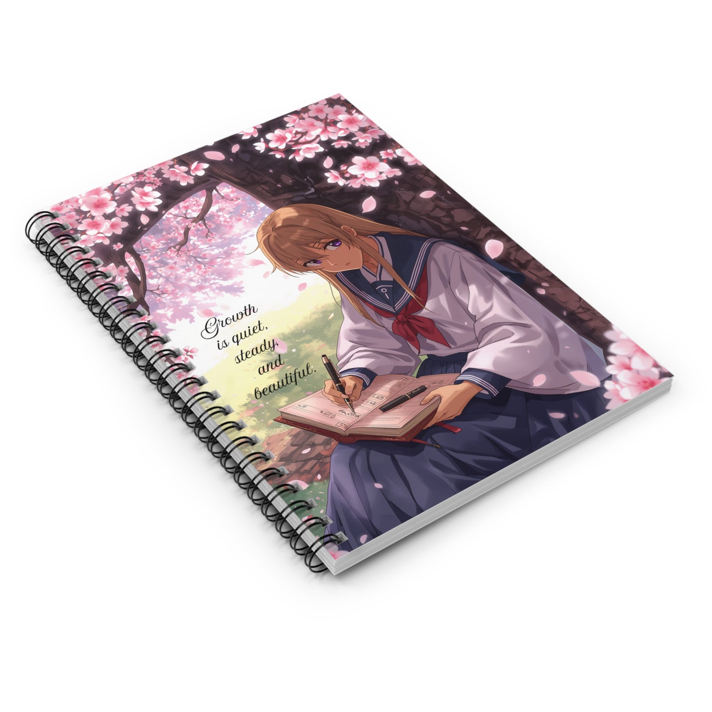 Dreamy Floral Spiral Notebook
