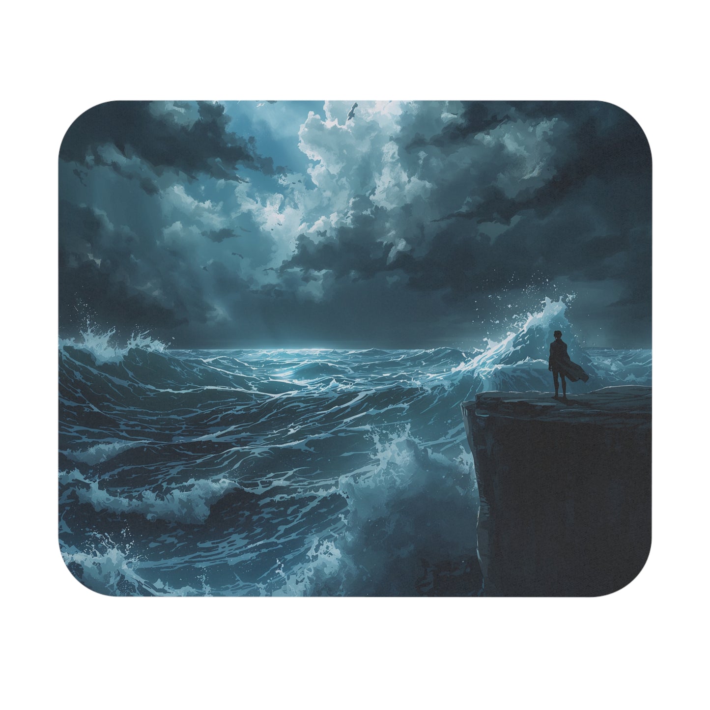 Ocean Wave Mouse Pad