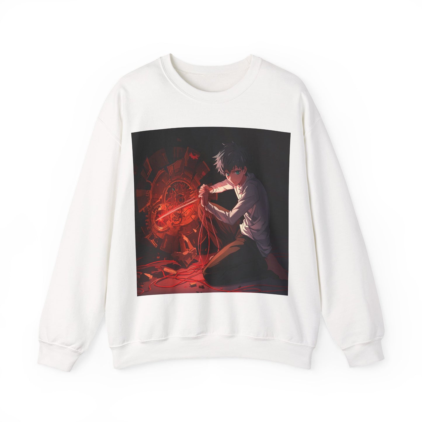 Stylish Unisex Heavy Blend Sweatshirt with Dynamic Artwork