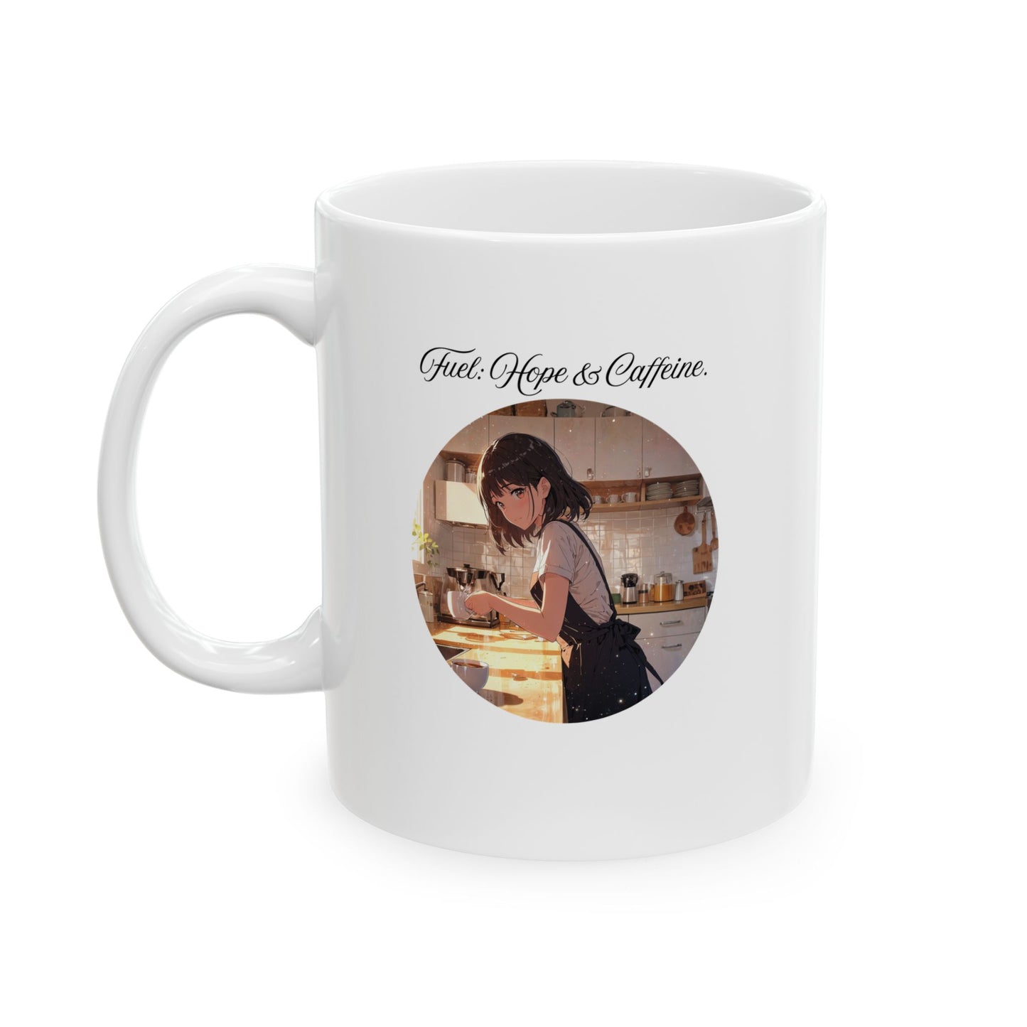 "Fuel: Hope & Caffeine" Mug