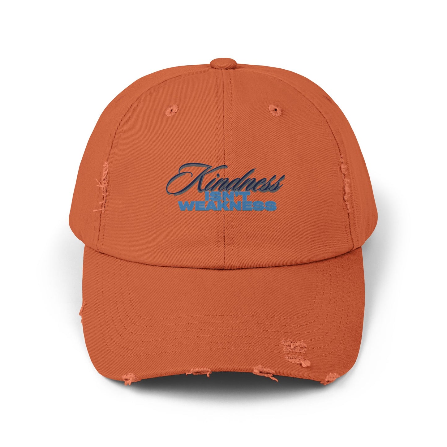 Distressed Cap with Inspirational Quote, Kindness is not Weakness Hat