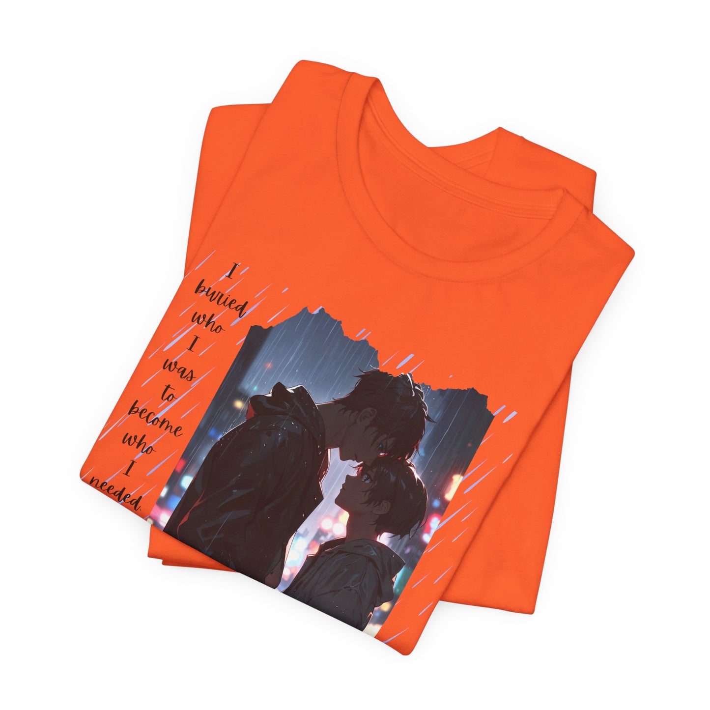 Anime Style Healing T-Shirt 'Ghost of My Past Self'