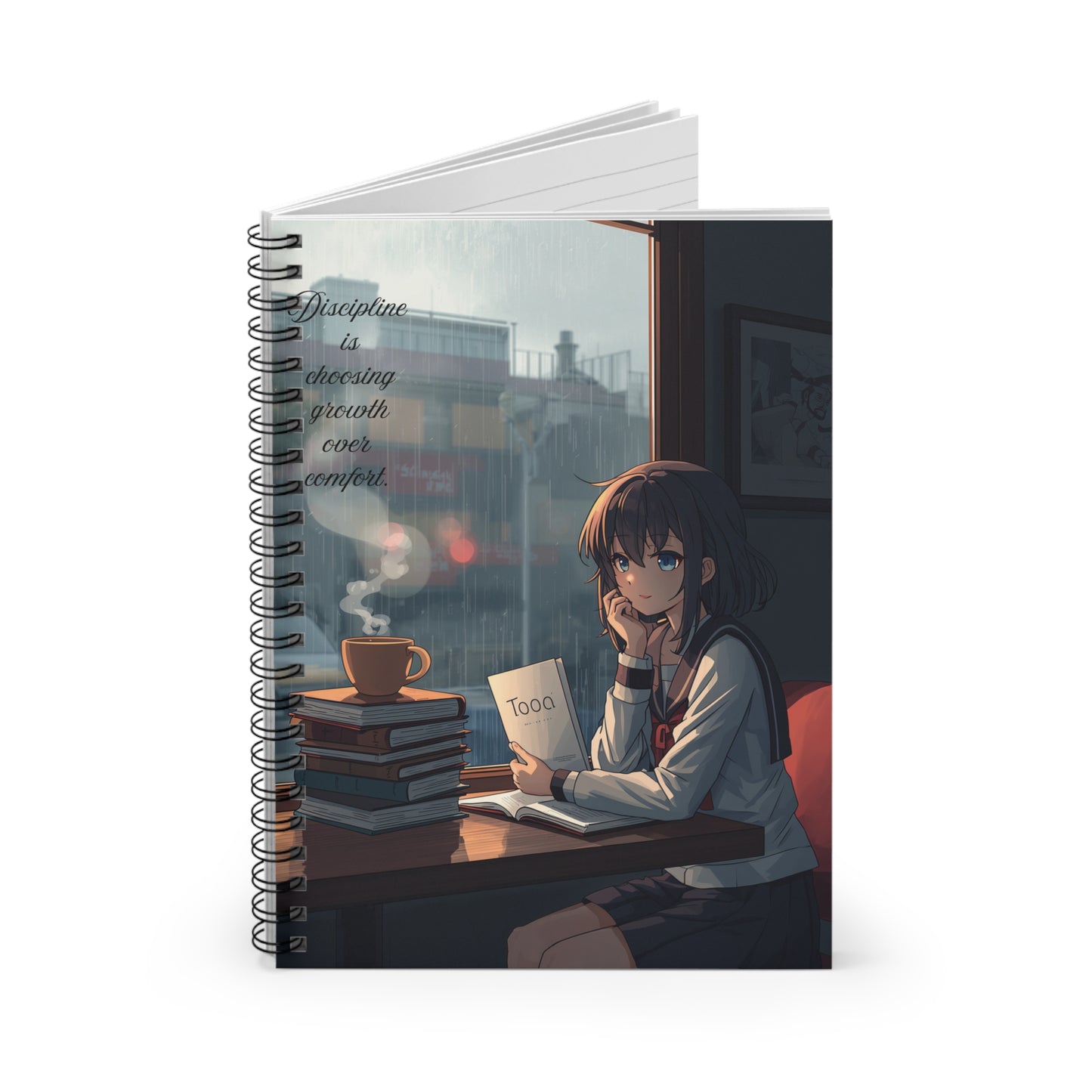 Anime-Inspired Spiral Notebook
