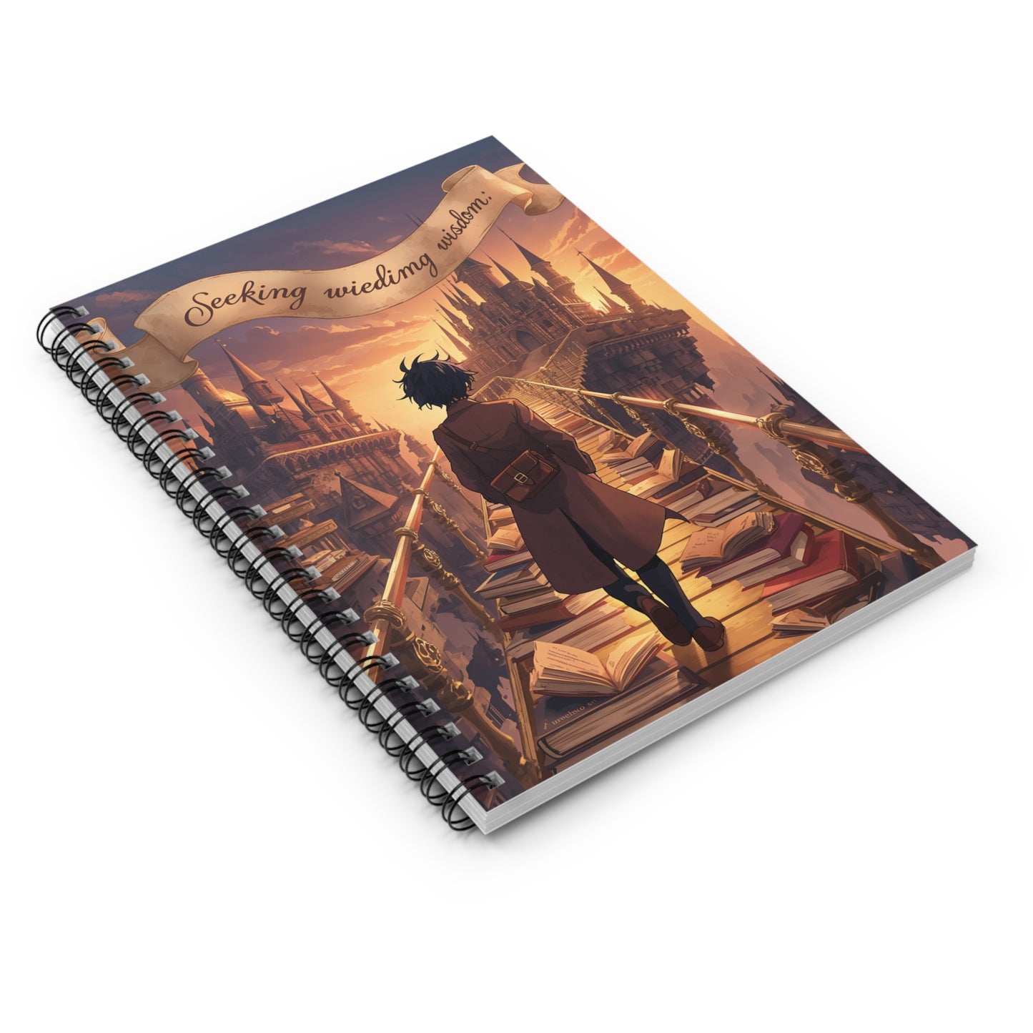Dreamy Spiral Notebook - Seeking Wisdom