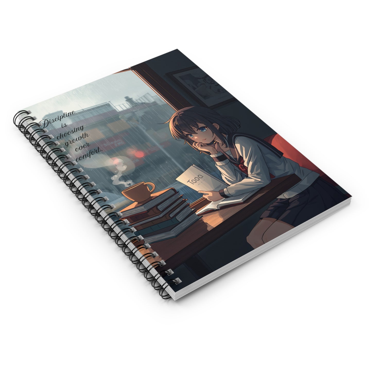 Anime-Inspired Spiral Notebook