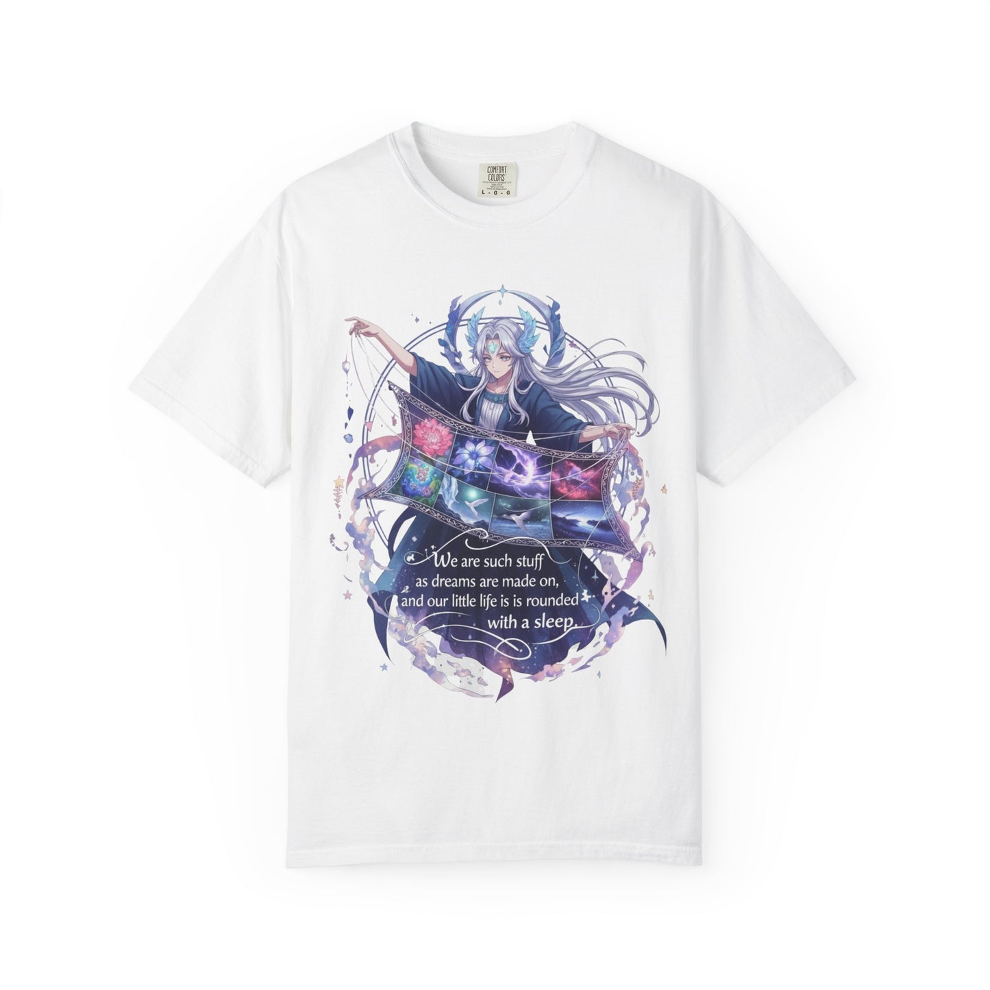 Fantasy Anime Shirt, Shakespeare Quote | Ethereal Art, We Are Such Stuff As Dreams Are Made On Tee