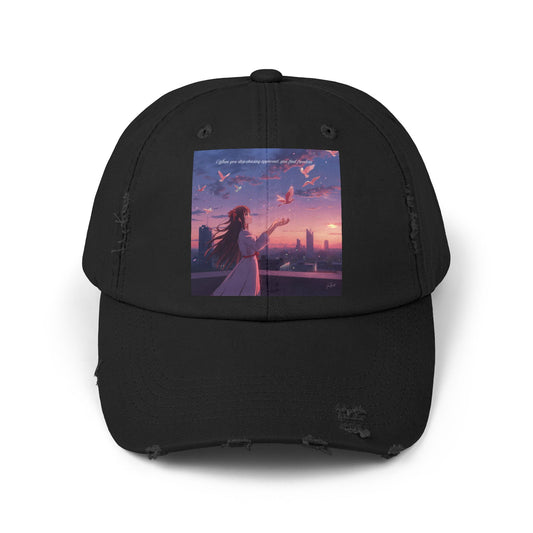 Sunset Vibes Distressed Cap