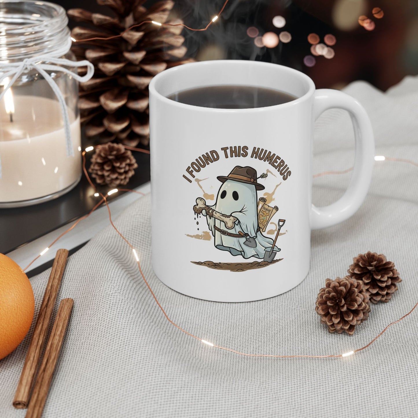 Funny Ghost "I Found This Humerus" Mug