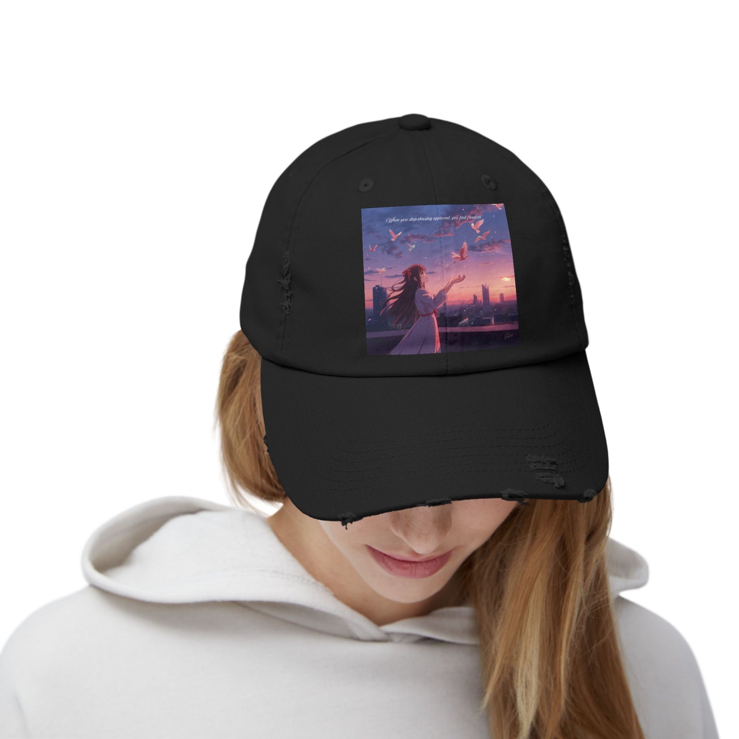 Sunset Vibes Distressed Cap