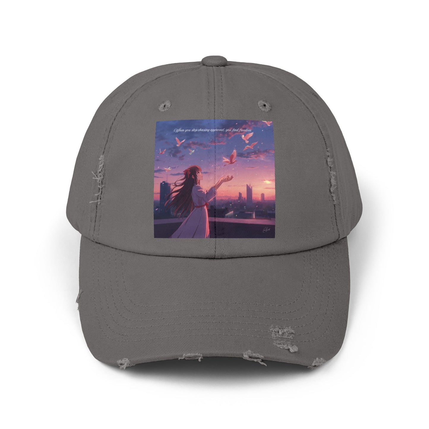 Sunset Vibes Distressed Cap