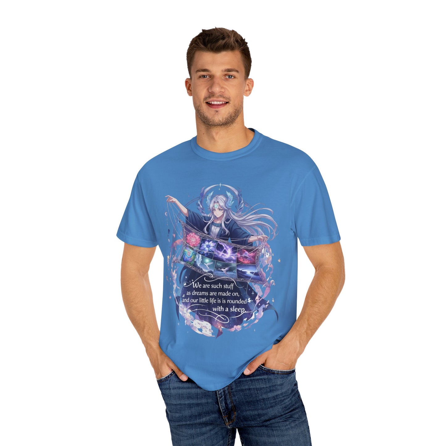 Fantasy Anime Shirt, Shakespeare Quote | Ethereal Art, We Are Such Stuff As Dreams Are Made On Tee