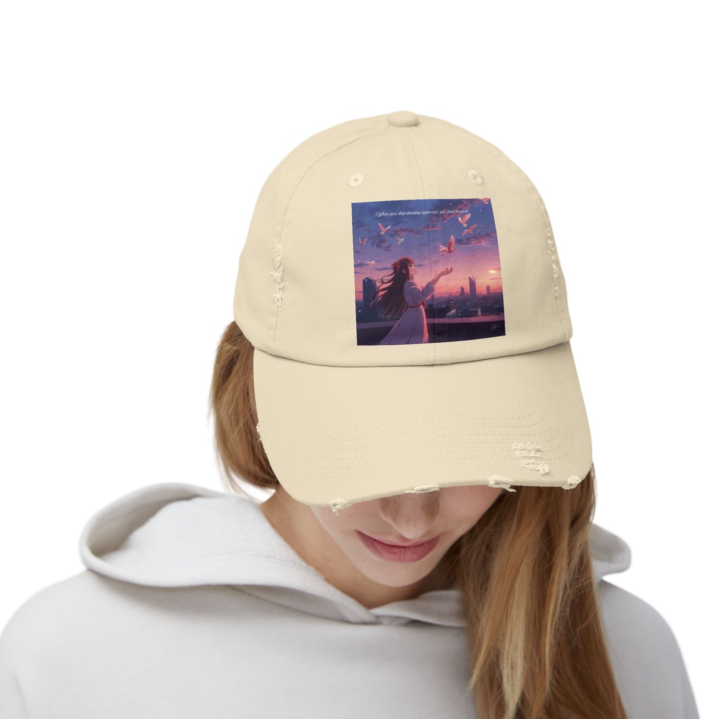 Sunset Vibes Distressed Cap